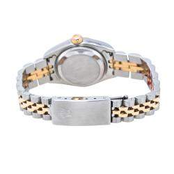 Pre Owned Rolex Mother of Pearl 18K Yellow Gold & Stainless Steel Datejust 79173 Automatic Women's Wristwatch 26 mm