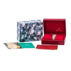 Pre Owned Rolex Champagne 18K Yellow Gold & Stainless Steel Diamonds Datejust 69173 Automatic Women's Wristwatch 26 mm	