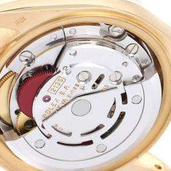 مملوكة مسبقًا Rolex Champagne 18K Yellow Gold President Datejust 69278 Women's Wristwatch 26 MM