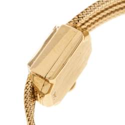 Rolex Champagne 14K Gold Vintage Women's Wristwatch 13 mm