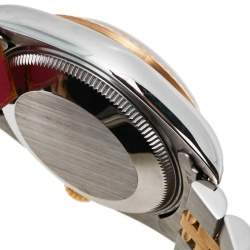 مملوكة مسبقًا Rolex Champagne Diamonds 18K Yellow Gold And Stainless Steel Datejust 68273 Women's Wristwatch 30 MM