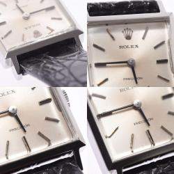 Pre Owned Rolex Silver Stainless Steel Prescription 2639 Manual Winding Women's Wristwatch 20 MM