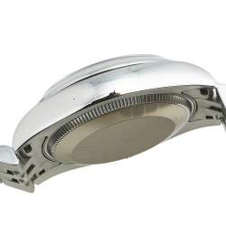 مملوكة مسبقًا Rolex Rhodium Floral Stainless Steel Datejust 178240 Women's Wristwatch 31 mm