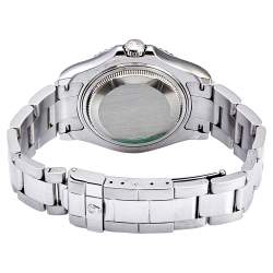 مملوكة مسبقًا Rolex Platinum Stainless Steel Yacht-Master 168622 Women's Wristwatch 35 mm