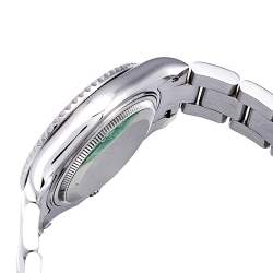 مملوكة مسبقًا Rolex Platinum Stainless Steel Yacht-Master 168622 Women's Wristwatch 35 mm