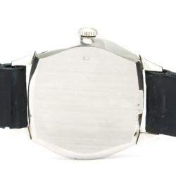Pre Owned Rolex Silver 18K White Gold Cellini 3801 Quartz Women's Wristwatch 26 MM
