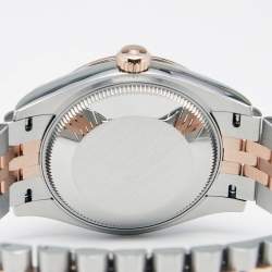 مملوكة مسبقًا Rolex Slate 18K Everose Gold Stainless Steel Datejust M278271-0018 Women's Wristwatch 31 mm