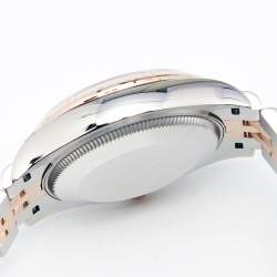 مملوكة مسبقًا Rolex Slate 18K Everose Gold Stainless Steel Datejust M278271-0018 Women's Wristwatch 31 mm