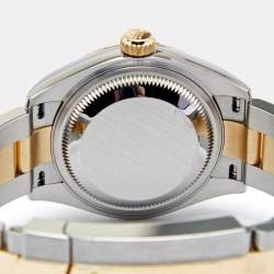 مملوكة مسبقًا Rolex Silver 18K Yellow Gold Oystersteel Datejust M279173-0020 Women's Wristwatch 28 mm