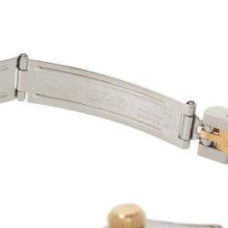 مملوكة مسبقًا Rolex Champagne Diamonds 18K Yellow Gold And Stainless Steel Datejust 69173 Women's Wristwatch 26 mm