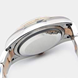 مملوكة مسبقًا Rolex Pink Diamond 18k Everose Stainless Steel Datejust 116231 Women's Wristwatch 36 mm