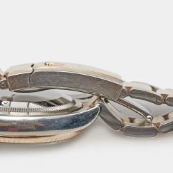 Pre Owned ساعة يد نسائية رولكس ديت جست 116231 ستانلس ستيل ذهب ايفروز عيار 18 وألماس وصدف 36 مم