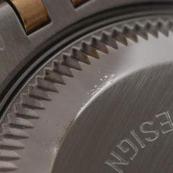 Pre Owned Rolex Champagne 18K Yellow Gold And Stainless Steel Datejust 69173 Women's Wristwatch 26 mm