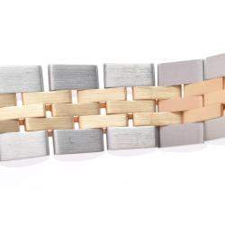 Pre Owned Rolex Champagne Diamonds 18K Yellow Gold And Stainless Steel Datejust 69173G Automatic Women's Wristwatch 26 mm