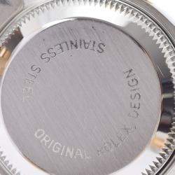 مملوكة مسبقًا Rolex Champagne Diamond 18K Yellow Gold And Stainless Steel Datejust 69173G Automatic Women's Wristwatch 26 mm