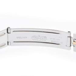 مملوكة مسبقًا Rolex Champagne Diamond 18K Yellow Gold And Stainless Steel Datejust 69173G Automatic Women's Wristwatch 26 mm