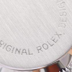 مملوكة مسبقًا Rolex Champagne Diamond 18K Yellow Gold And Stainless Steel Datejust 69173G Automatic Women's Wristwatch 26 mm