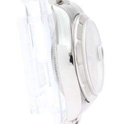 Pre Owned Rolex Orange Stainless Steel Oyster Perpetual Date 79190 Automatic Women's Wristwatch 25 mm