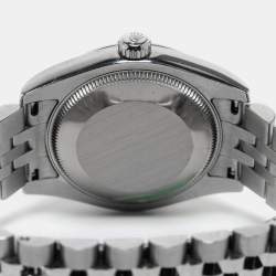 Pre Owned Rolex White Stainless Steel Datejust 178240 Women's wristwatch 31 mm