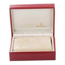 Pre Owned Rolex White 18k Yellow Gold And Stainless Steel Datejust 69173 Automatic Women's Wristwatch 26 mm