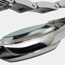 Pre Owned Rolex Blue Stainless Steel Oyster Perpetual 76080 Women's Wristwatch 24 mm