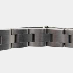 Pre Owned Rolex Blue Stainless Steel Oyster Perpetual 76080 Women's Wristwatch 24 mm