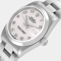 Rolex Silver Stainless Steel Datejust 78240 Women's Wristwatch 31 mm