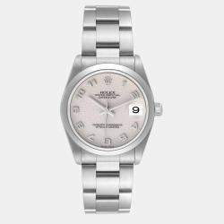 Rolex Silver Stainless Steel Datejust 78240 Women's Wristwatch 31 mm