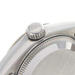 Pre Owned Rolex Pink 18K White Gold And Stainless Steel Datejust 69174 Women's Wristwatch 26 mm