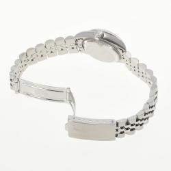 Pre Owned Rolex Pink 18K White Gold And Stainless Steel Datejust 69174 Women's Wristwatch 26 mm