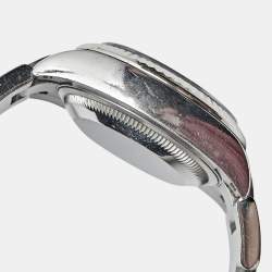 Pre Owned Rolex Pink 18K White Gold Oystersteel Datejust M279174-0018 Women's Wristwatch 28 mm