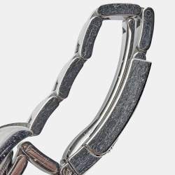 Pre Owned Rolex Pink 18K White Gold Oystersteel Datejust M279174-0018 Women's Wristwatch 28 mm