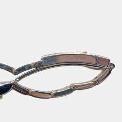 Pre Owned Rolex Black 18K Yellow Gold Oystersteel Datejust M126233-00022 Unisex Wristwatch 36 mm