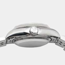 Pre Owned Rolex Champagne Stainless Steel Datejust 69174 Women's Wristwatch 26 mm