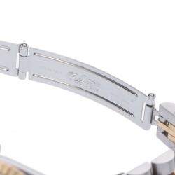 Pre Owned Rolex Champagne 18K Yellow Gold And Stainless Steel Datejust 69173 Women's Wristwatch 26 mm