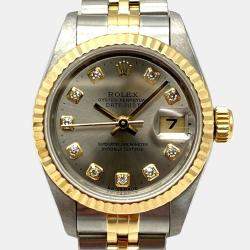 Rolex Lady-Datejust 26 Grey Diamond Dial Women's Watch 79173 - 79173-GRYDJ