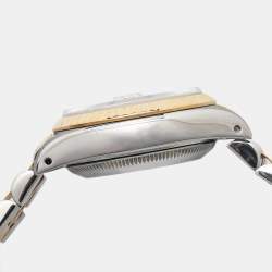 Pre Owned Rolex Champagne 18K Yellow Gold And Stainless Steel Datejust 69173 Women's Wristwatch 26 mm