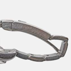 Pre Owned Rolex Mother of Pearl Stainless Steel Diamond Datejust 116244 Women's Wristwatch 36 mm