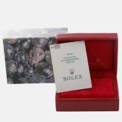 Pre Owned Rolex Datejust Steel Yellow Gold White Diamond Dial Ladies Watch 79173 26 mm