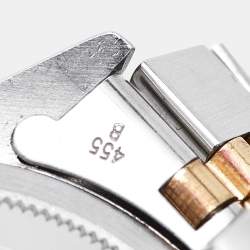 Pre Owned Rolex Champagne 18k Yellow Gold And Stainless Steel Datejust 16233 Men's Wristwatch 36 mm