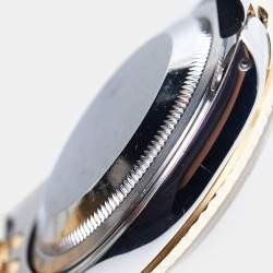 Pre Owned Rolex Champagne 18k Yellow Gold And Stainless Steel Datejust 16233 Men's Wristwatch 36 mm