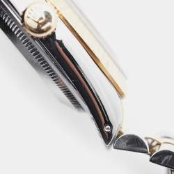 Pre Owned Rolex Champagne 18k Yellow Gold And Stainless Steel Datejust 16233 Men's Wristwatch 36 mm