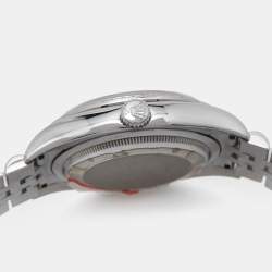 مملوكة مسبقًا Rolex Pink 18K White Gold Stainless Steel Diamond Datejust 116244-0004 Women's Wristwatch 36 mm