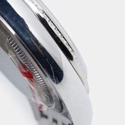 مملوكة مسبقًا Rolex Pink 18K White Gold Stainless Steel Diamond Datejust 116244-0004 Women's Wristwatch 36 mm