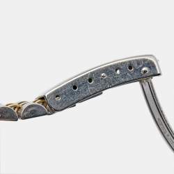 Pre Owned Rolex Champagne Diamond 18k Yellow Gold And Stainless Steel Datejust 69173 Automatic Women's Wristwatch 26 mm