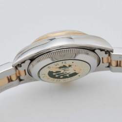 Pre Owned Rolex Slate 18K Yellow Gold Stainless Steel Oyster Perpetual 67183 Women's Wristwatch 24 mm