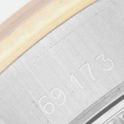Rolex Datejust White Dial Steel Yellow Gold Ladies Watch 69173 26 mm