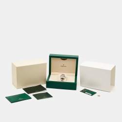 Pre Owned Rolex Chocolate 18K Everose Gold Oystersteel Diamond Datejust M278341RBR-0027 Women's Wristwatch 31 mm