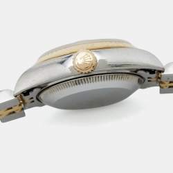 Pre Owned Rolex Ivory 18k Gold Stainless Steel 79173 Women's Wristwatch 26 mm