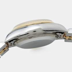 Pre Owned Rolex Ivory 18k Gold Stainless Steel 79173 Women's Wristwatch 26 mm